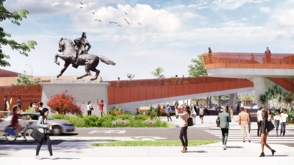 Trung tâm nghệ thuật Destination Crenshaw ở phía nam Los Angeles, sẽ đi vào hoạt động đầu mùa thu năm nay